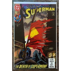 Superman 75 - Signed by Jerry Siegel